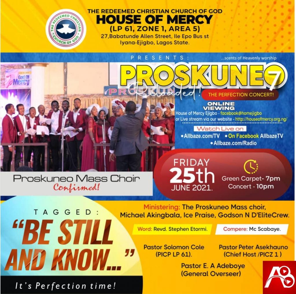 Rccg House Of Mercy presents Proskuneo