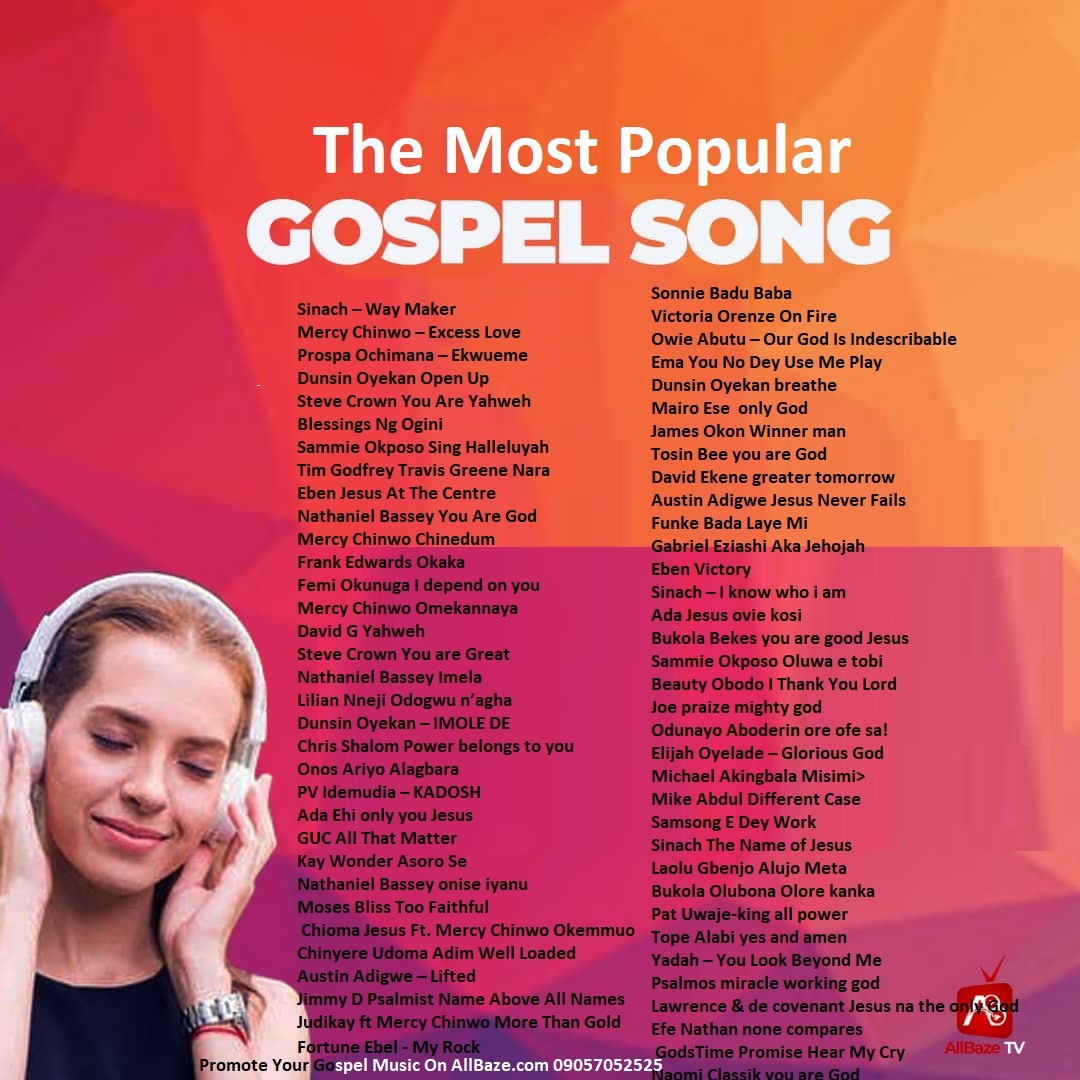 Most Popular Gospel Songs In Nigeria