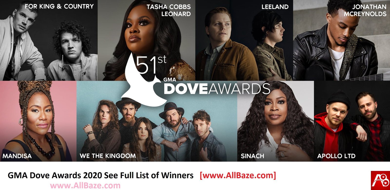 GMA Dove Awards 2020 Winners