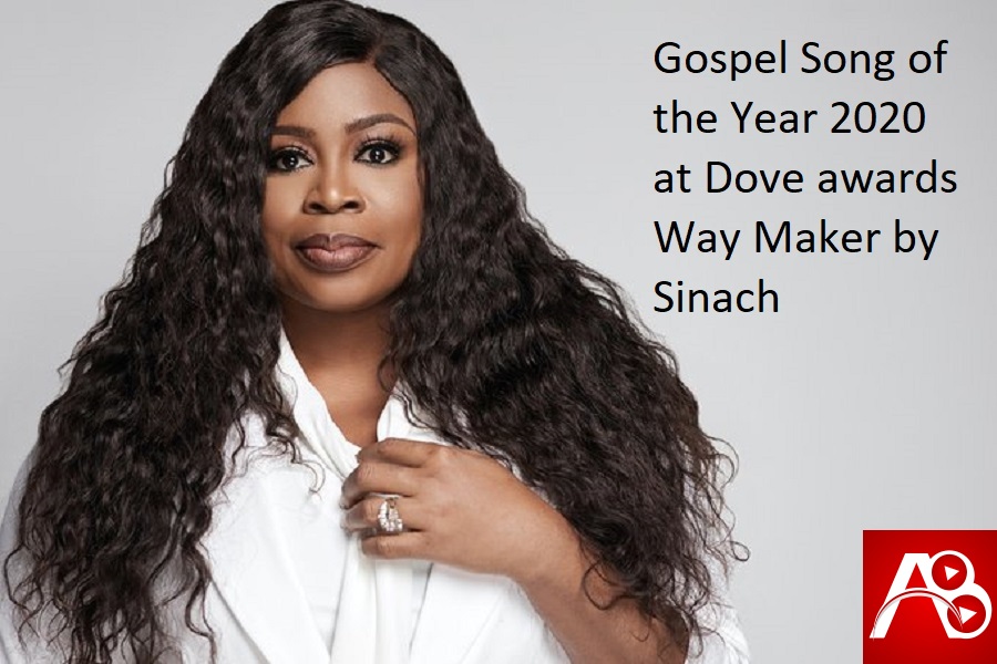 Gospel Song of the Year 2020 at Dove awards Way Maker by Sinach