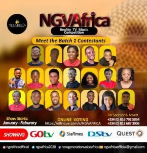 Ngvafrica Gospel Music Reality Show 2020