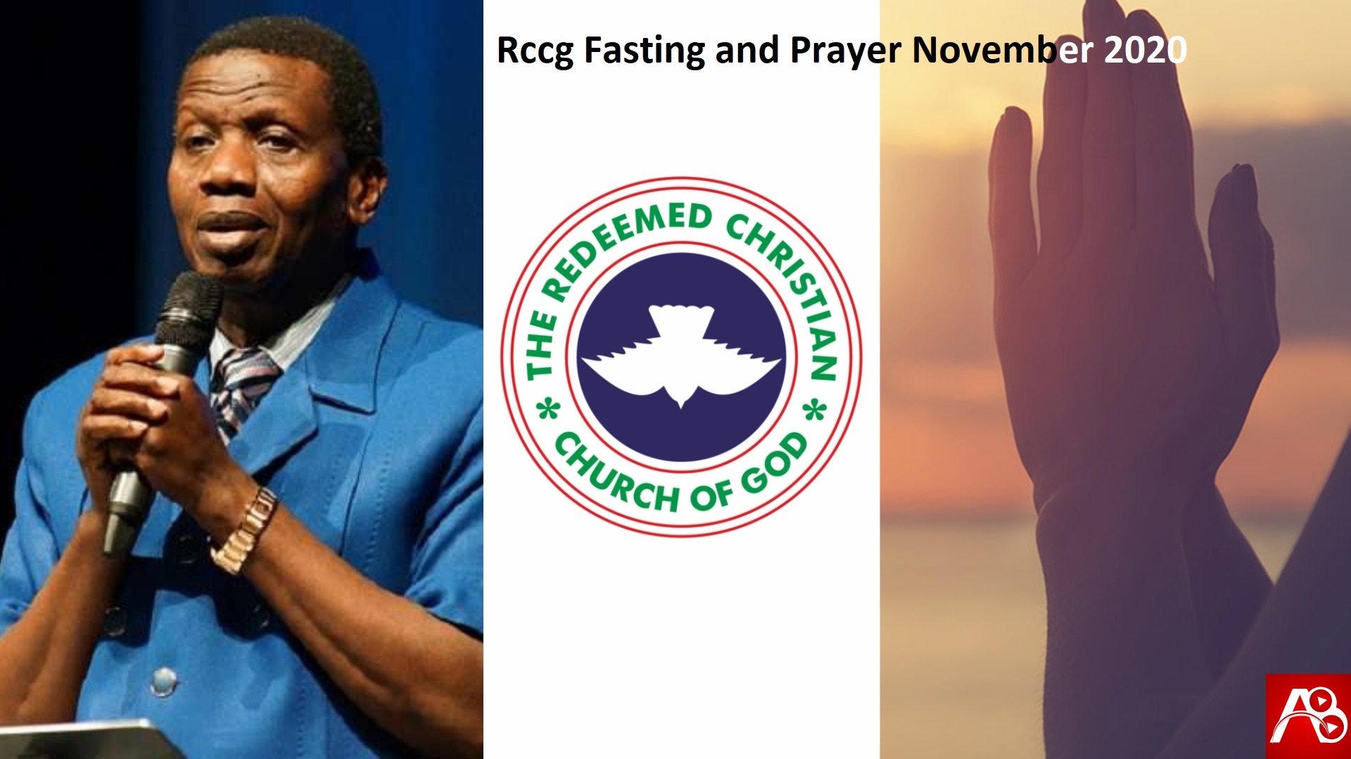 Rccg Fasting and Prayer November 2020 pdf