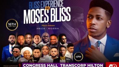 Moses Bliss Preps for first major concert "The Bliss Experience" live in Abuja | May 16, 2021