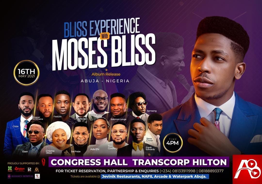 Moses Bliss Preps for first major concert "The Bliss Experience" live in Abuja | May 16, 2021