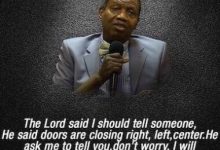 open heaven Pastor Adeboye