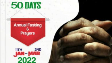 rccg fasting prayer points 2022