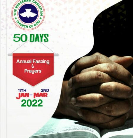 rccg fasting prayer points 2022