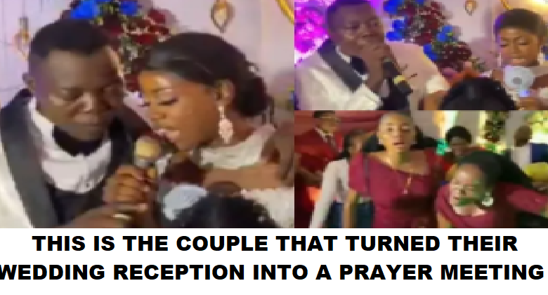 Nigerian Couple Turn Their Wedding Reception Into A Prayer Crusade In Anambra
