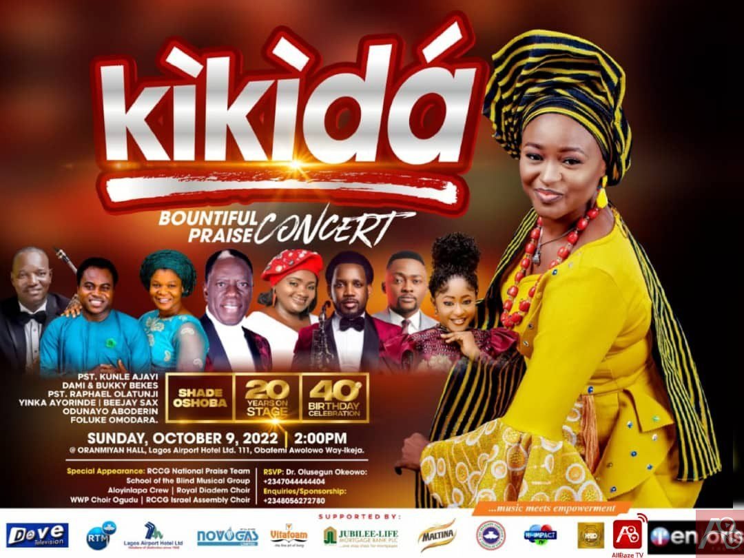 Shade Oshoba Launches 20 Years In Ministry Celebration with 40th Birthday