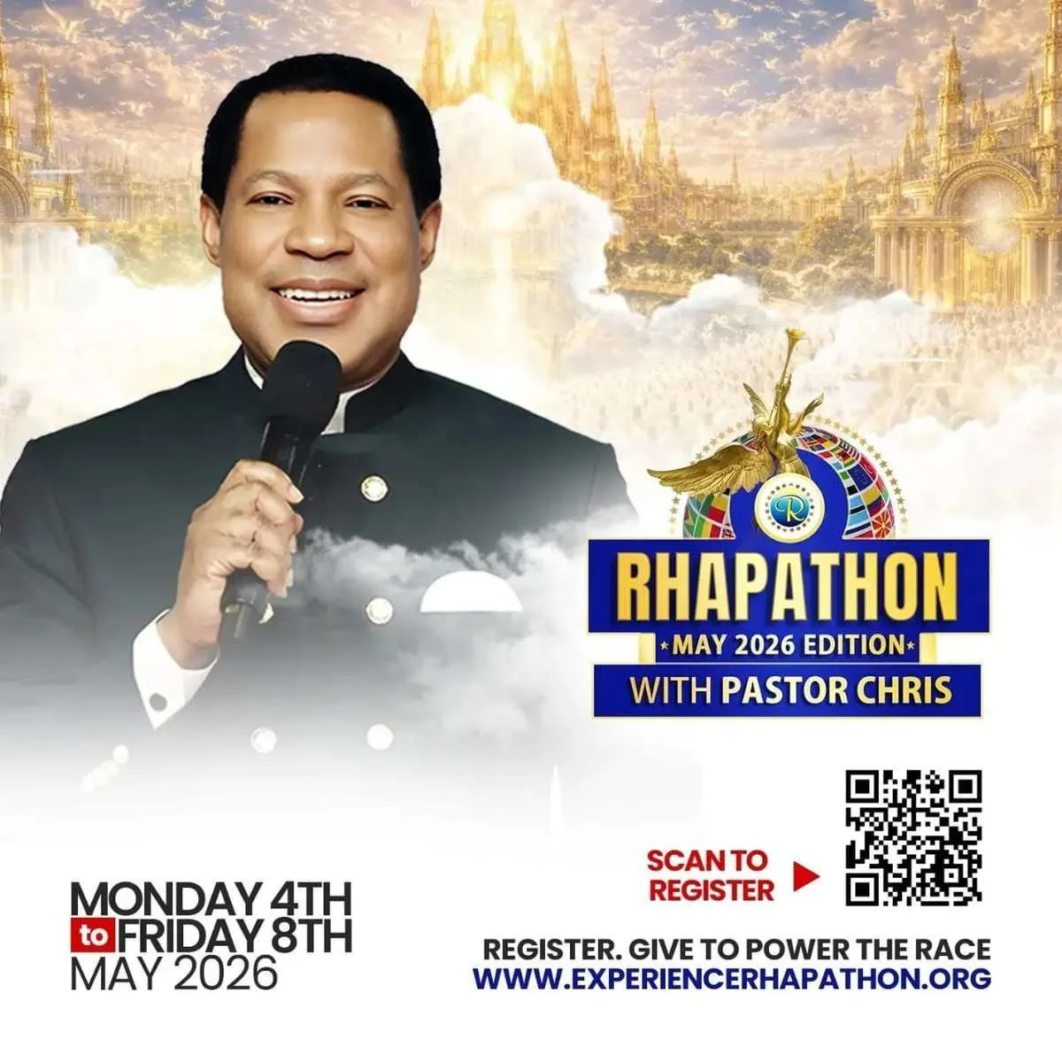 Global Rhapathon 2026 with Pastor Chris Set to Ignite the Race to Reach the Last Man